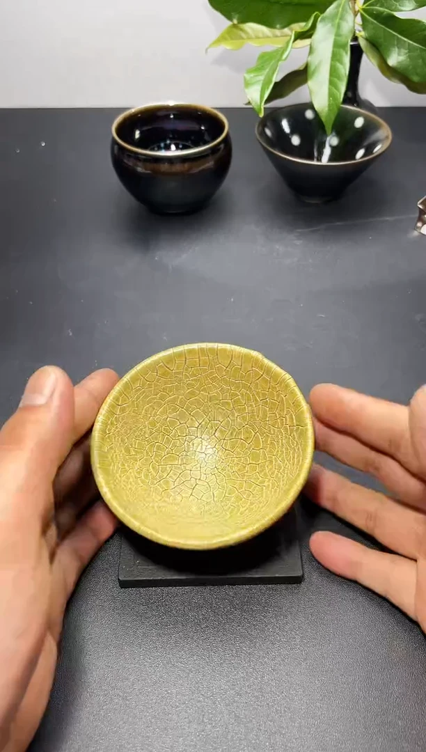 茶盏134叶紫建盏