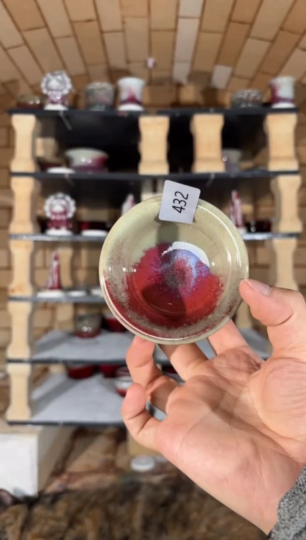 杯精品窑变钧瓷茶器