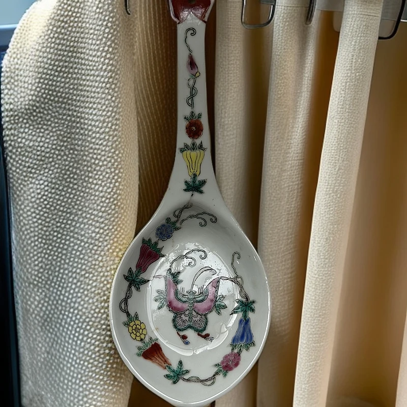 白瓜碟汤勺景德镇高温手绘陶瓷