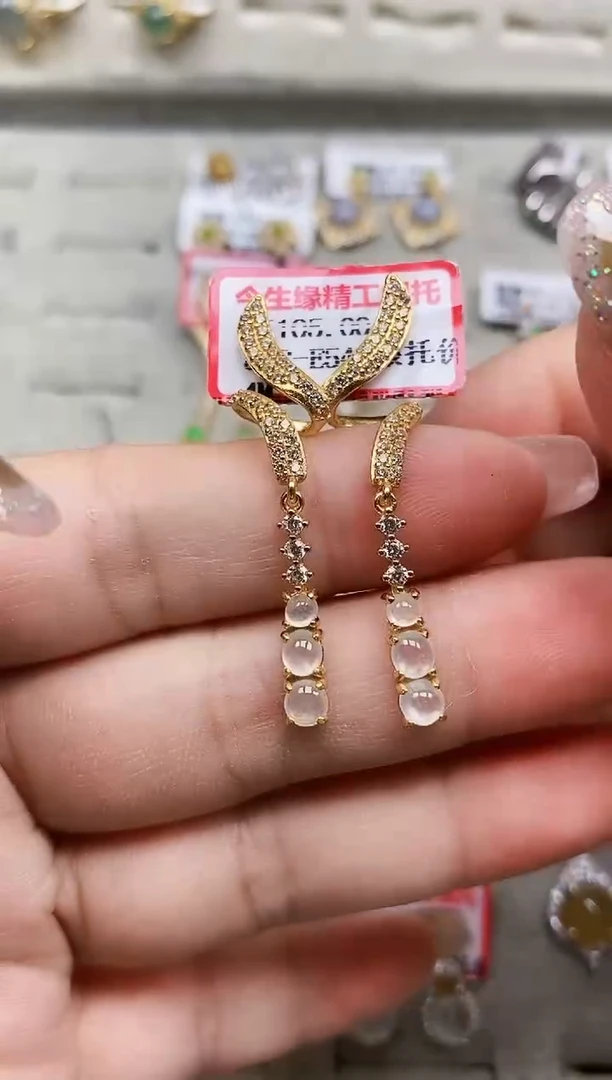银S925镶嵌戒指翡翠9928