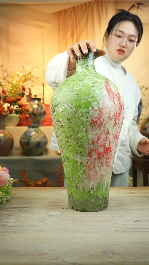 高  52 口  8 花瓶花器