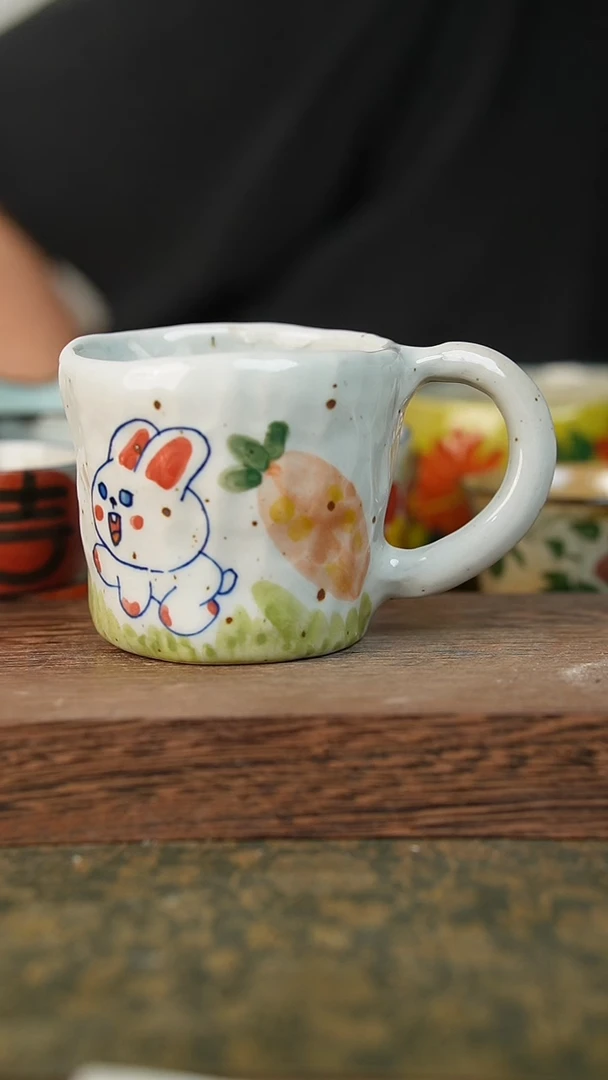 摆件泥垚手作 景德镇手工手绘器物