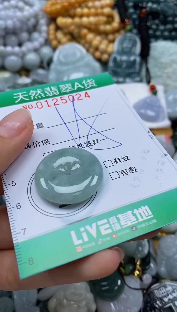 翡翠未镶嵌颈饰闪购01205024