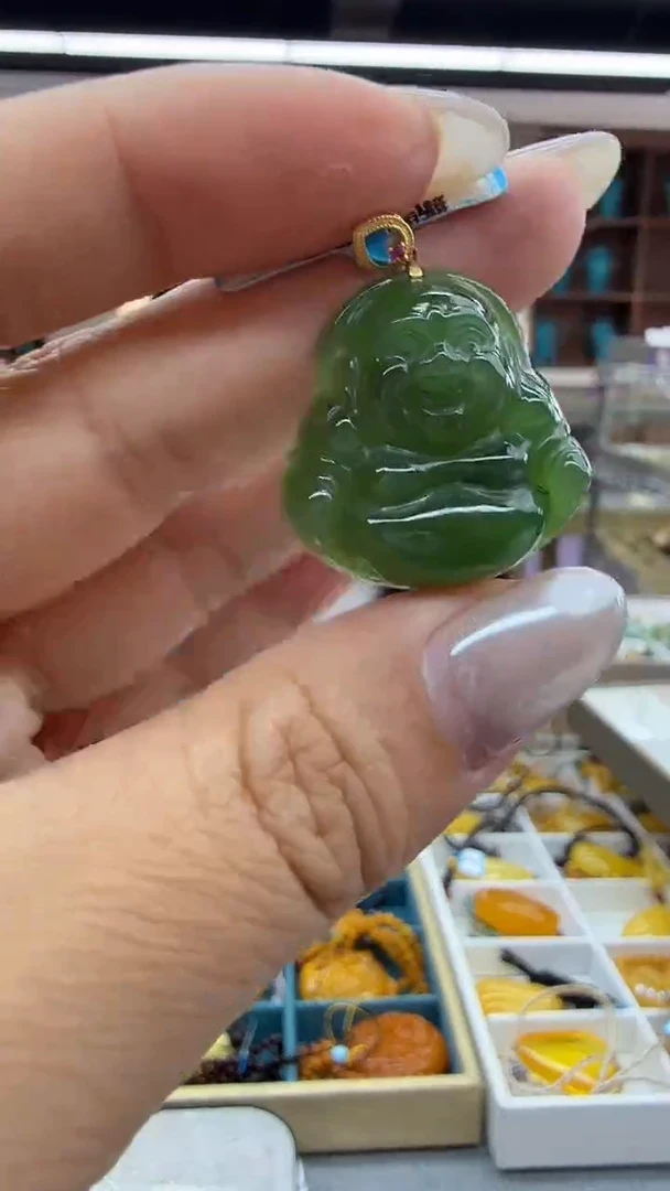 颈饰未镶嵌和田玉257秒拍号假一罚三