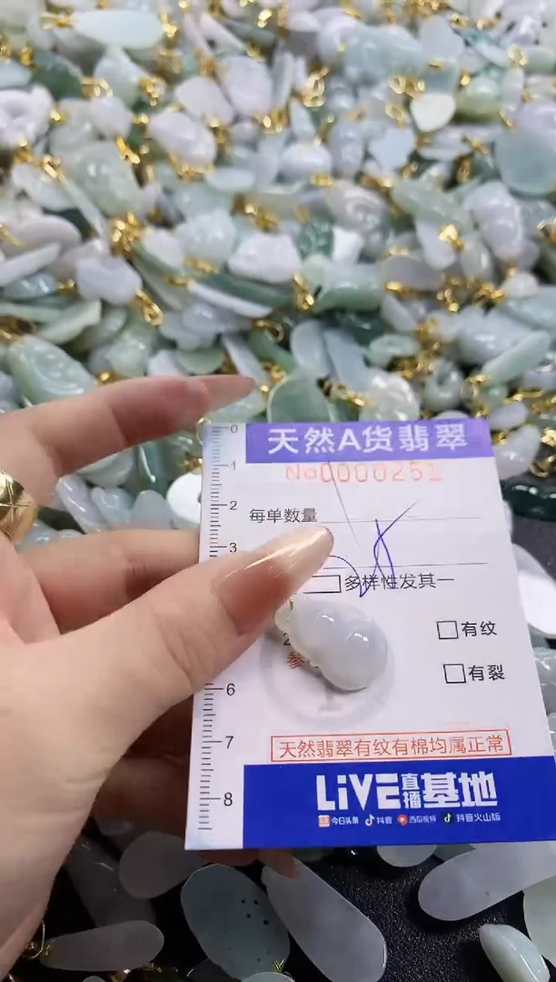 颈饰未镶嵌翡翠天然A货翡翠