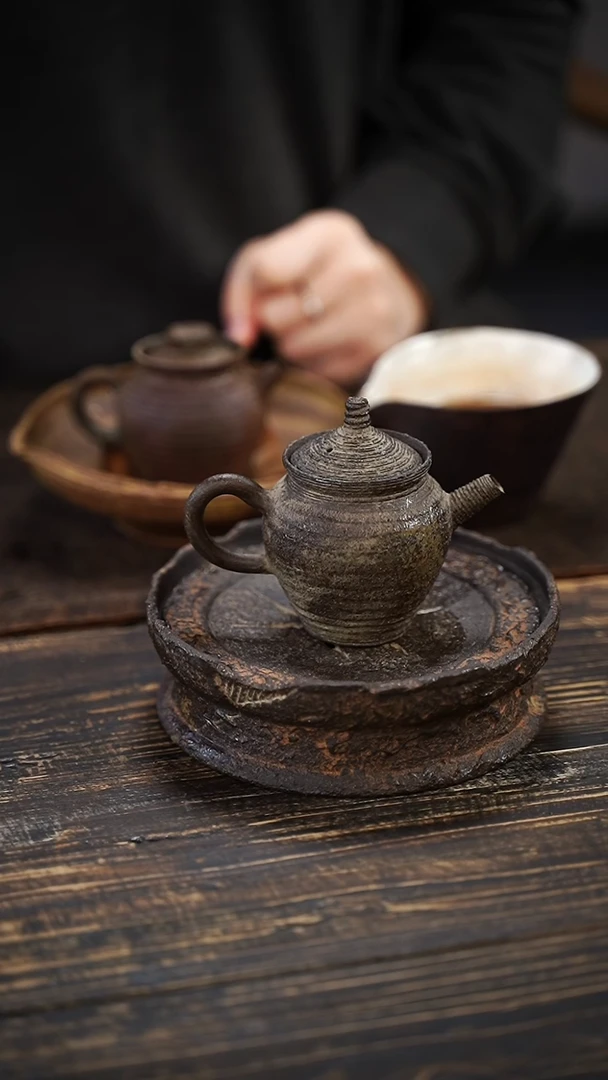 全手工制作 南蛮侧把壶