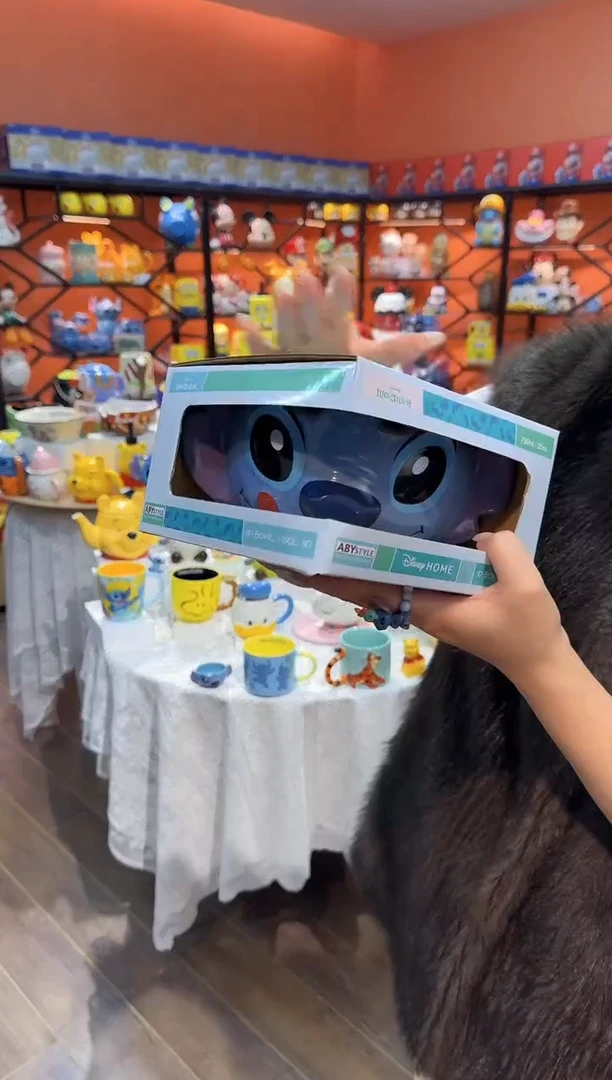 瓷片@@史迪奇水果陶瓷沙拉碗（礼盒）