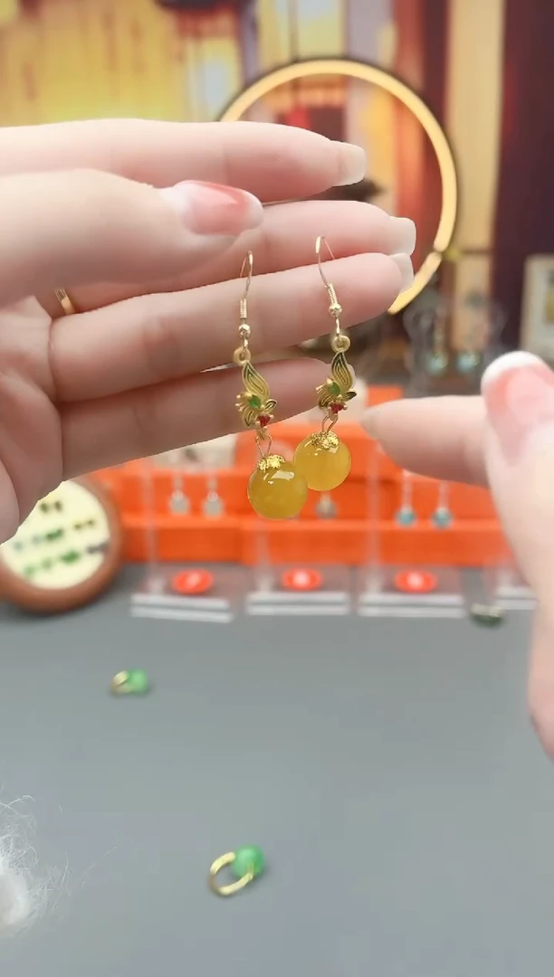 未镶嵌耳饰玛瑙/玉髓318