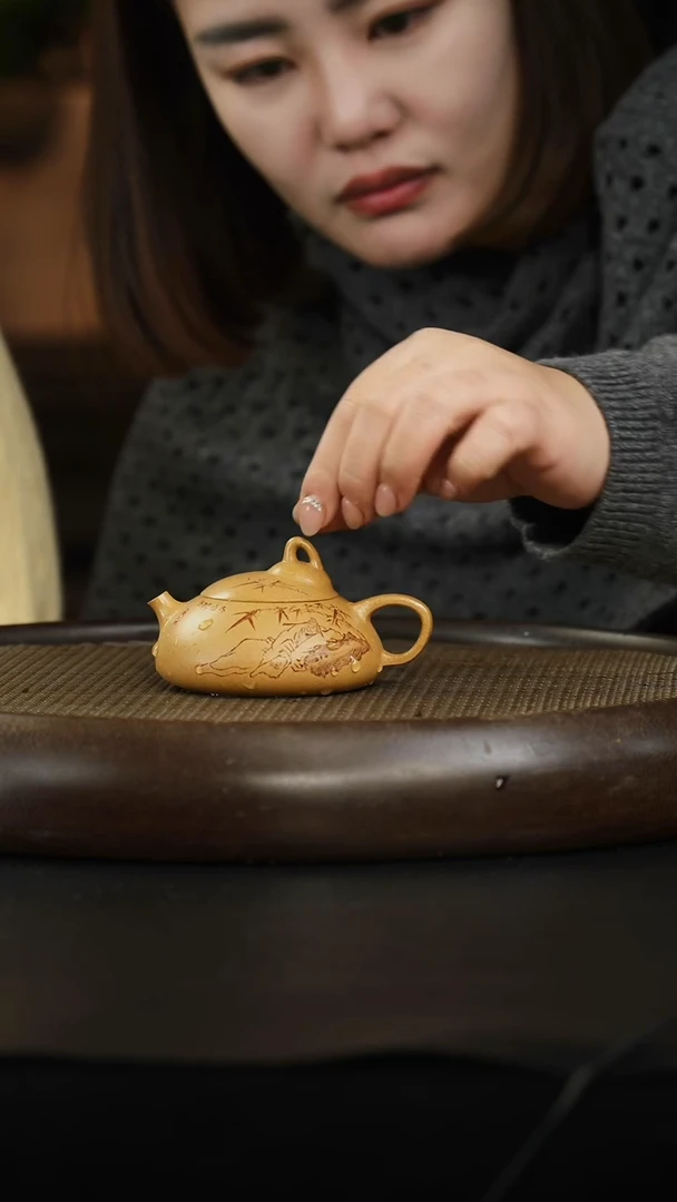 茶壶紫砂黄金段 太白 120cc左右