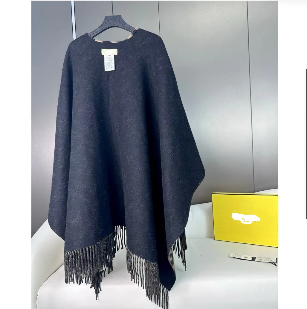 非市场货！F 羊绒双面提花围巾