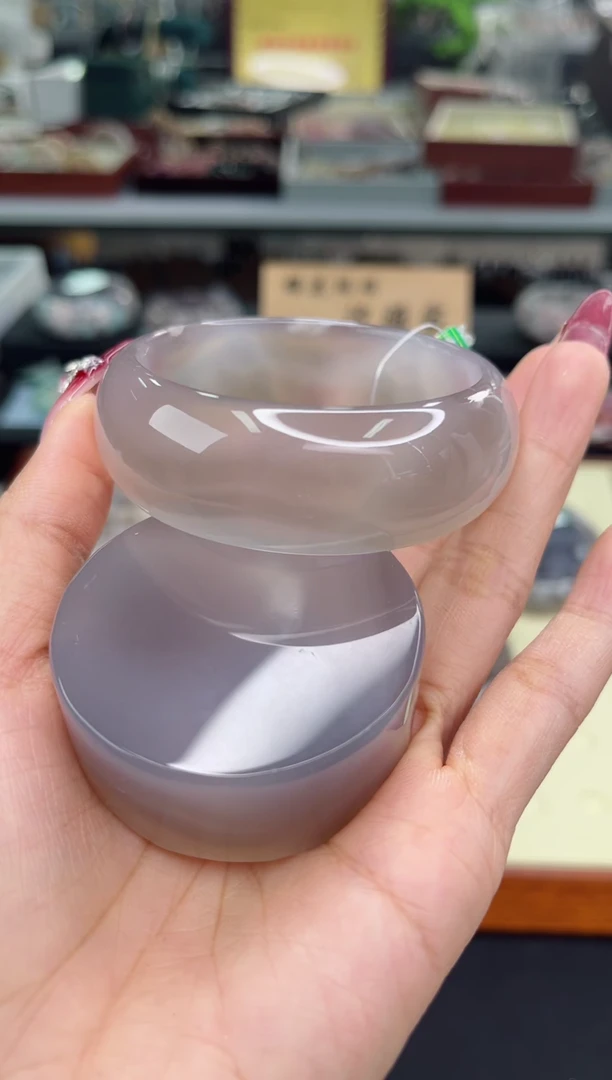 【闪购商品】石英质玉手镯未镶嵌53圈口（赠品镯心）3931070