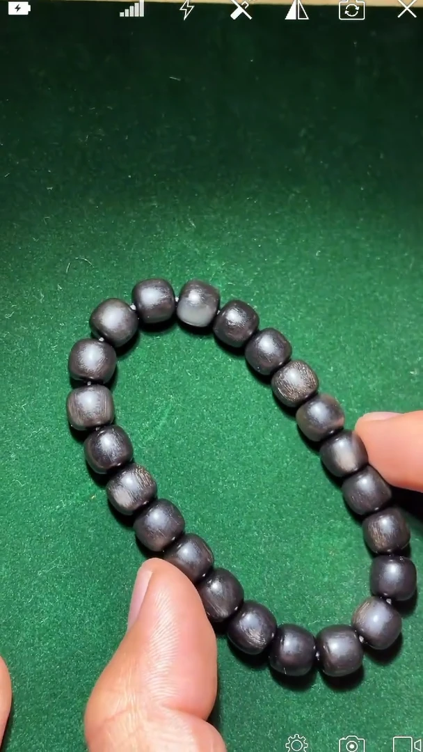 未镶嵌DQ玛瑙/玉髓角质老型珠手串