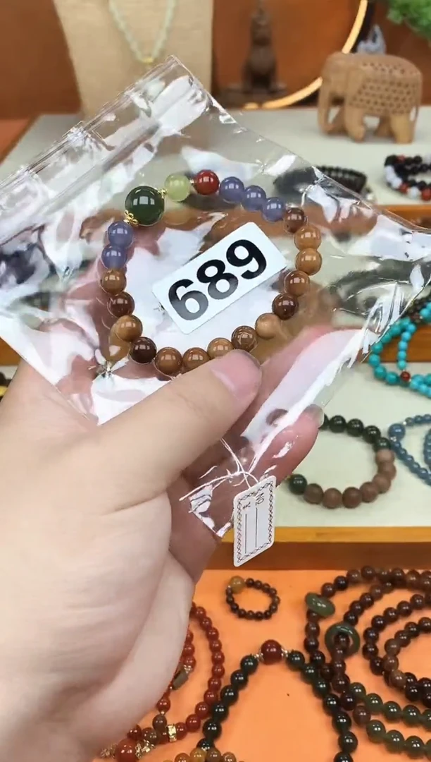 未镶嵌库克手串08单圈微瑕