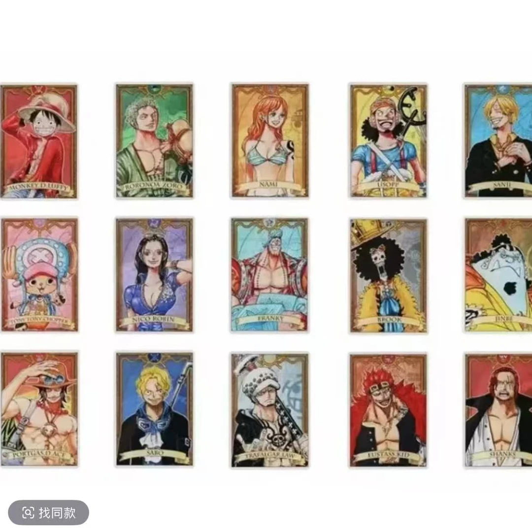 【海贼王】古早数据卡一弹（保配） 生日吧唧 生日卡 三分之一转盘