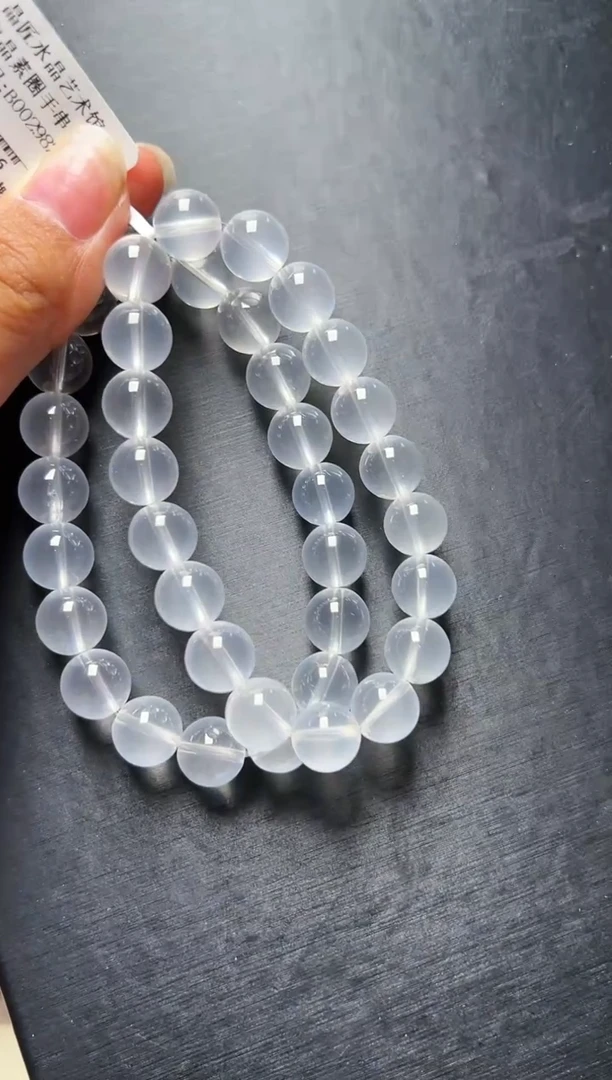 水晶手串未镶嵌乳白晶素圈手串10m+多样性发一 Z24646