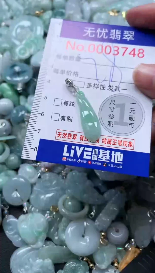 颈饰未镶嵌翡翠3748