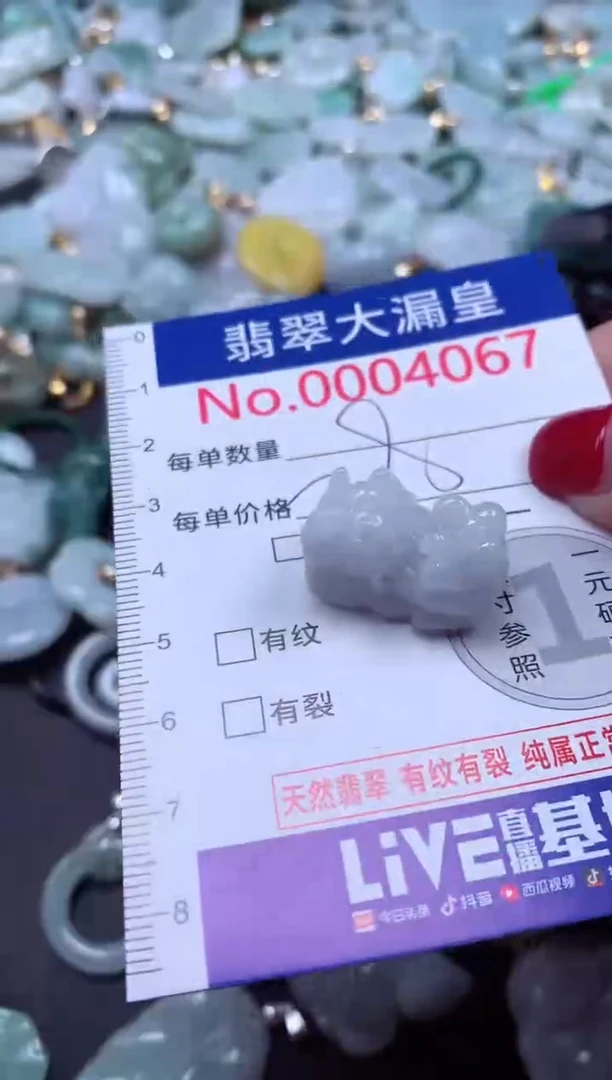 颈饰未镶嵌翡翠4067