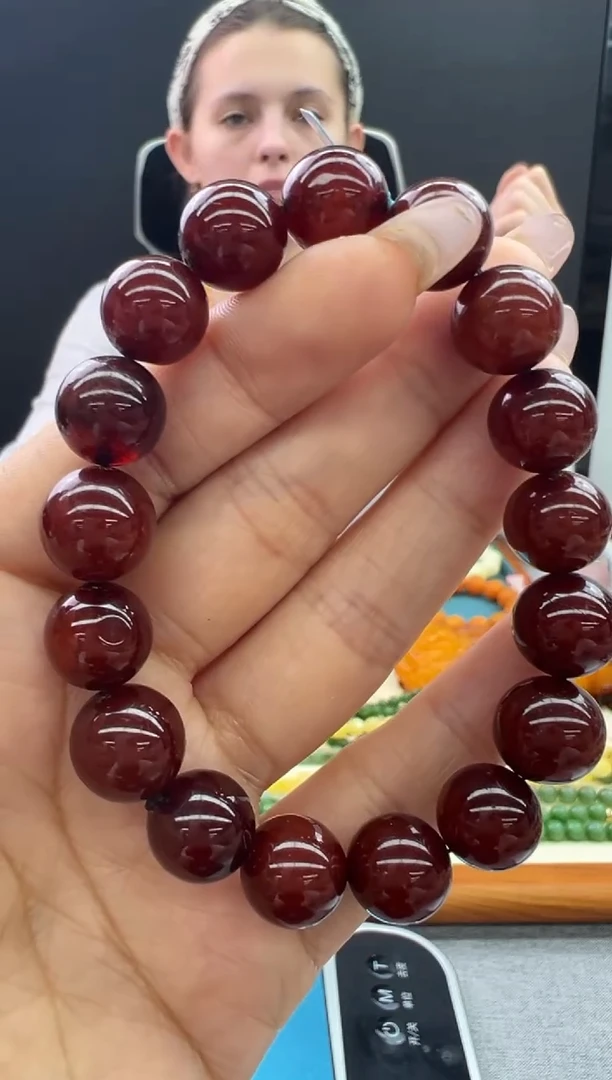 【闪购商品】琥珀手链未镶嵌314秒拍号