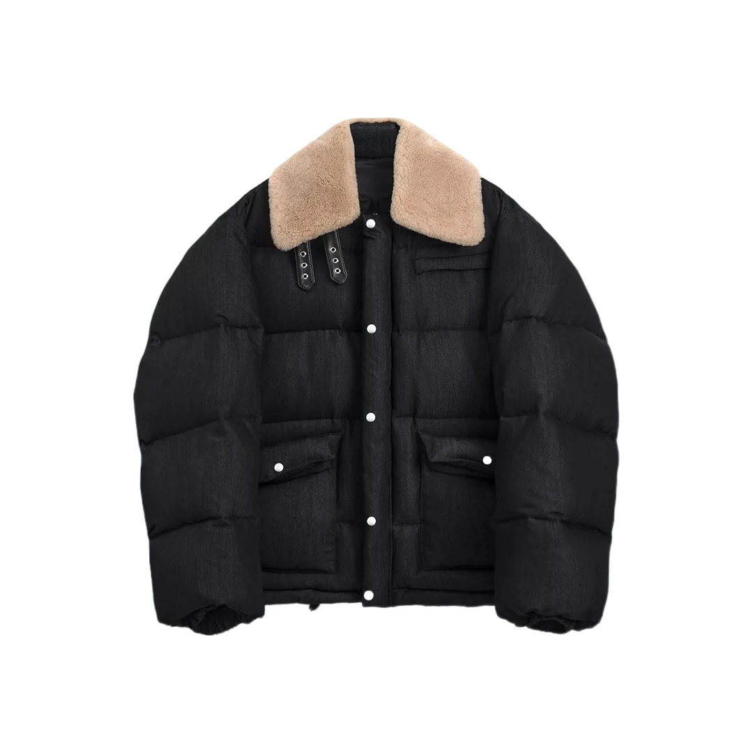 ETHOR 25秋冬皮毛领外套  25-343