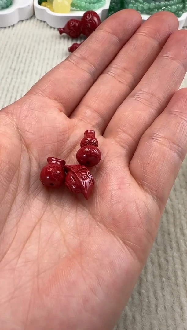 玛瑙/玉髓车挂未镶嵌朱砂