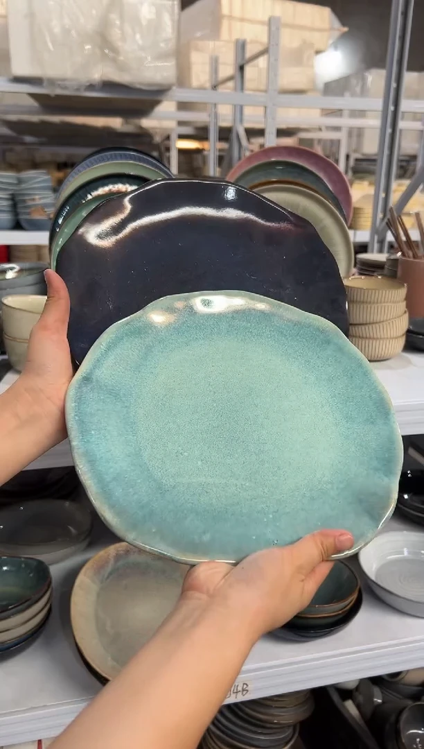 陶瓷外贸尾货瑕疵满20包邮X2 大盘