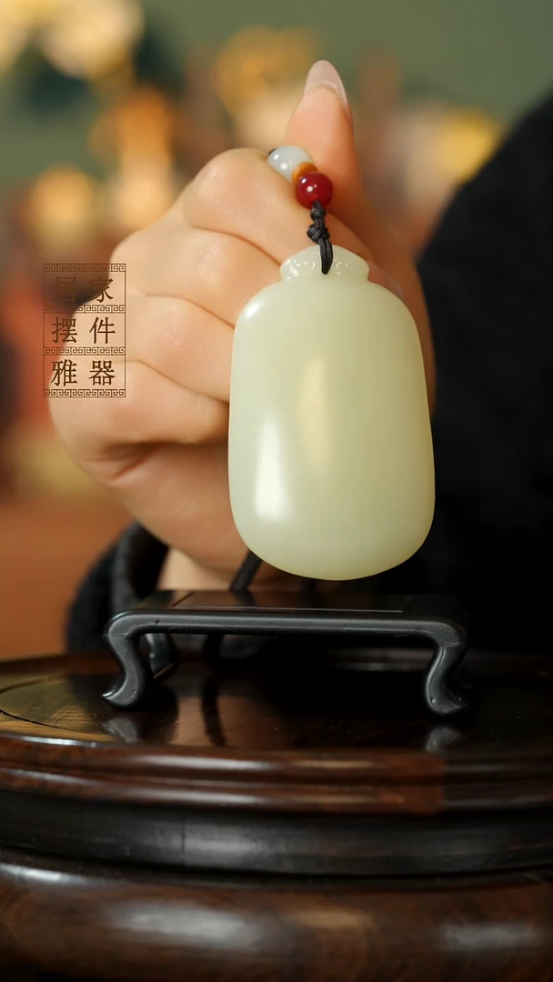 玉《如意手把》摆件