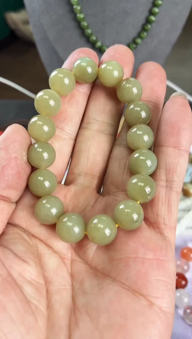 未镶嵌手串和田玉A2-14