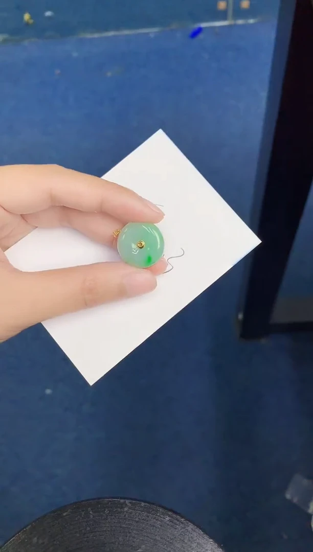 【闪购商品】翡翠颈饰18K金镶嵌000000000