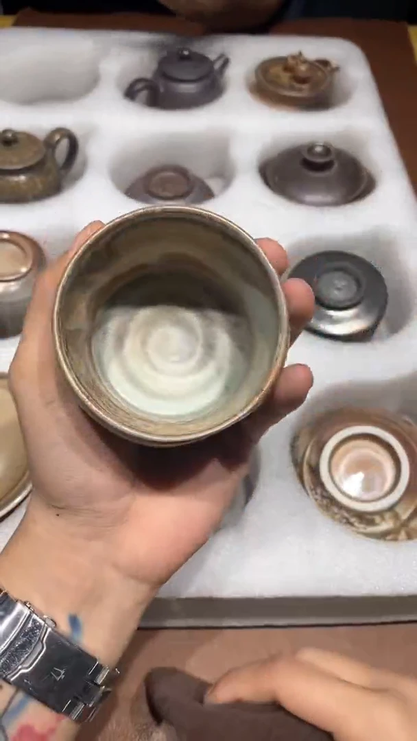 奢瓷/瑞寅柴烧茶器（杯子）481  微瑕