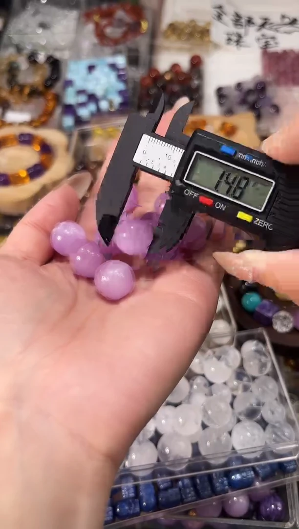 【闪购商品】水晶手串未镶嵌紫锂辉卡14单珠