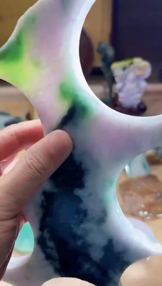 翡翠挂件未镶嵌A货张麦2038