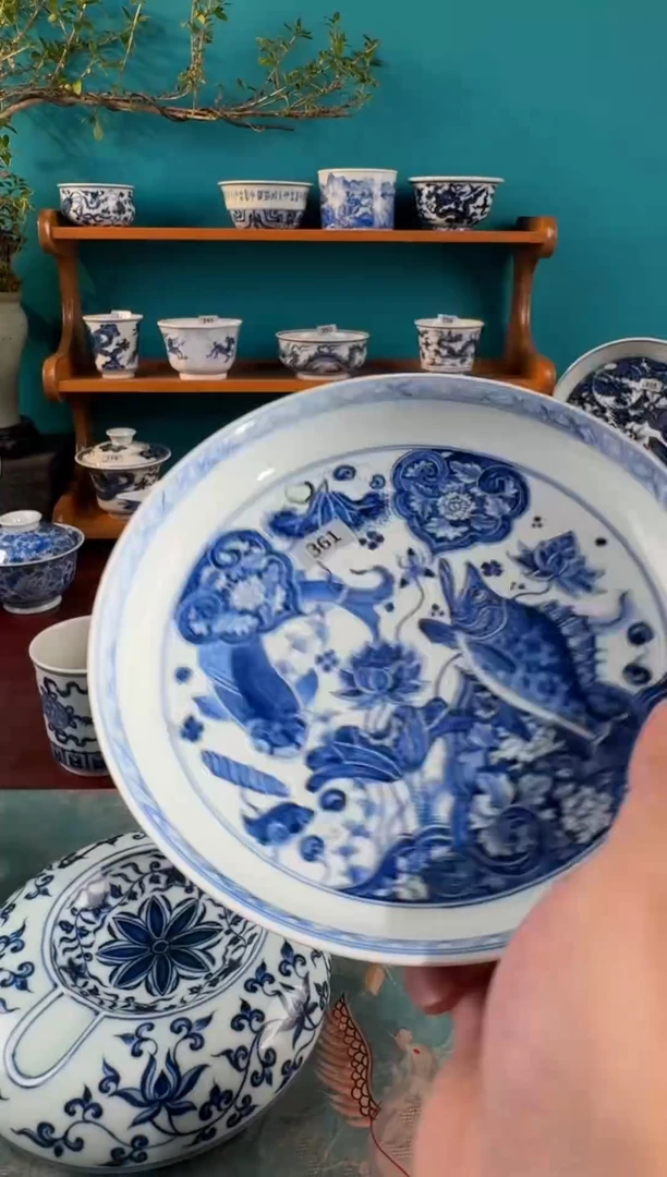 瓷不二说瓷纯手绘杯361