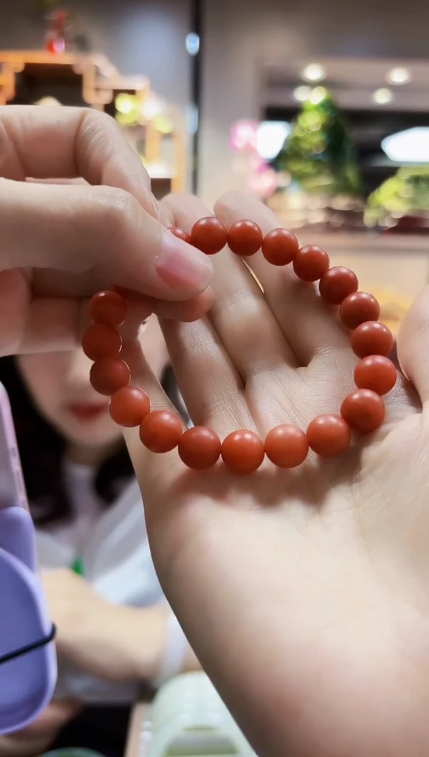 南红玛瑙手链未镶嵌手链9.7