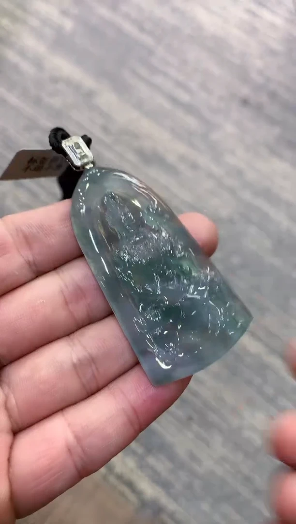 颈饰未镶嵌翡翠天然A货翡翠