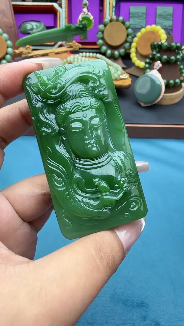 未镶嵌和田玉挂件byeqbcl