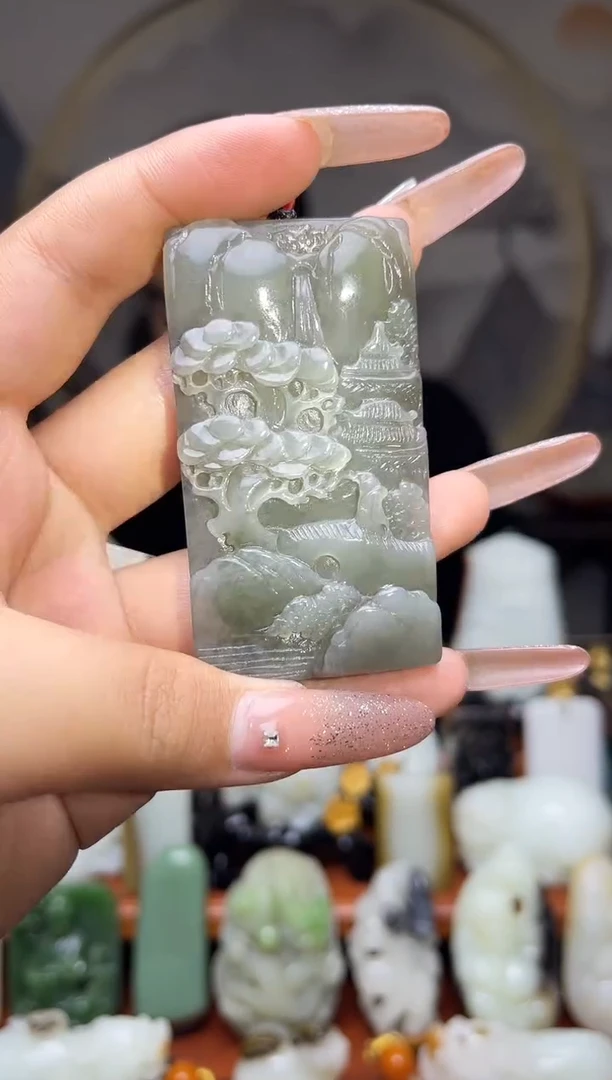 【闪购商品】和田玉吊坠未镶嵌14