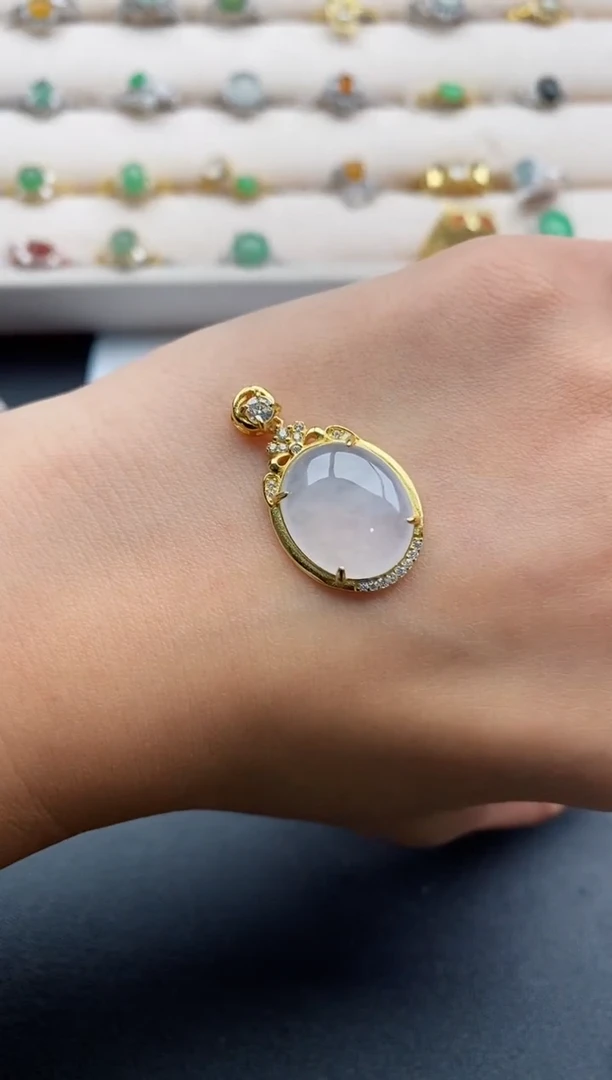 银S925镶嵌戒指翡翠66666666+10