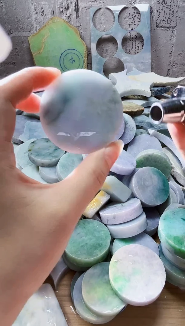 裸石翡翠天然翡翠A货313