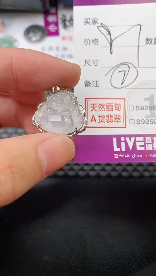 翡翠银S925镶嵌颈饰૭****✨吊坠