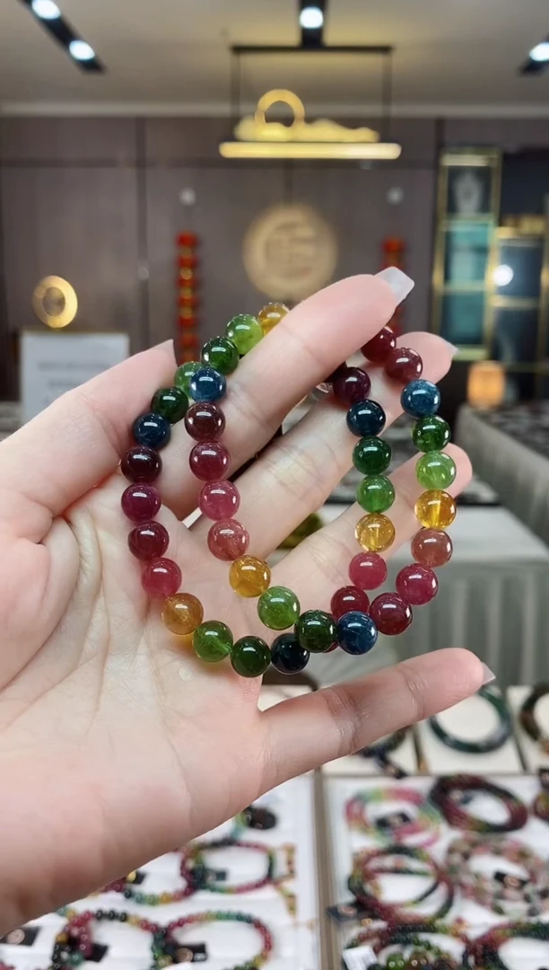 【闪购商品】碧玺单圈手串8mm+未镶嵌(多样性发一条)hon