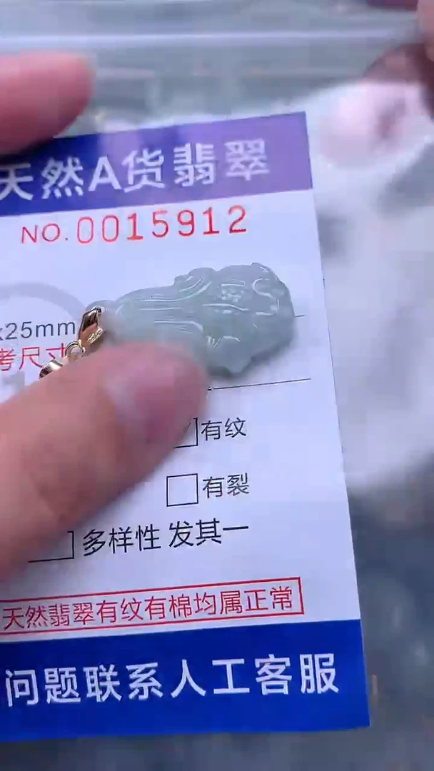 翡翠未镶嵌吊坠(不含链)11