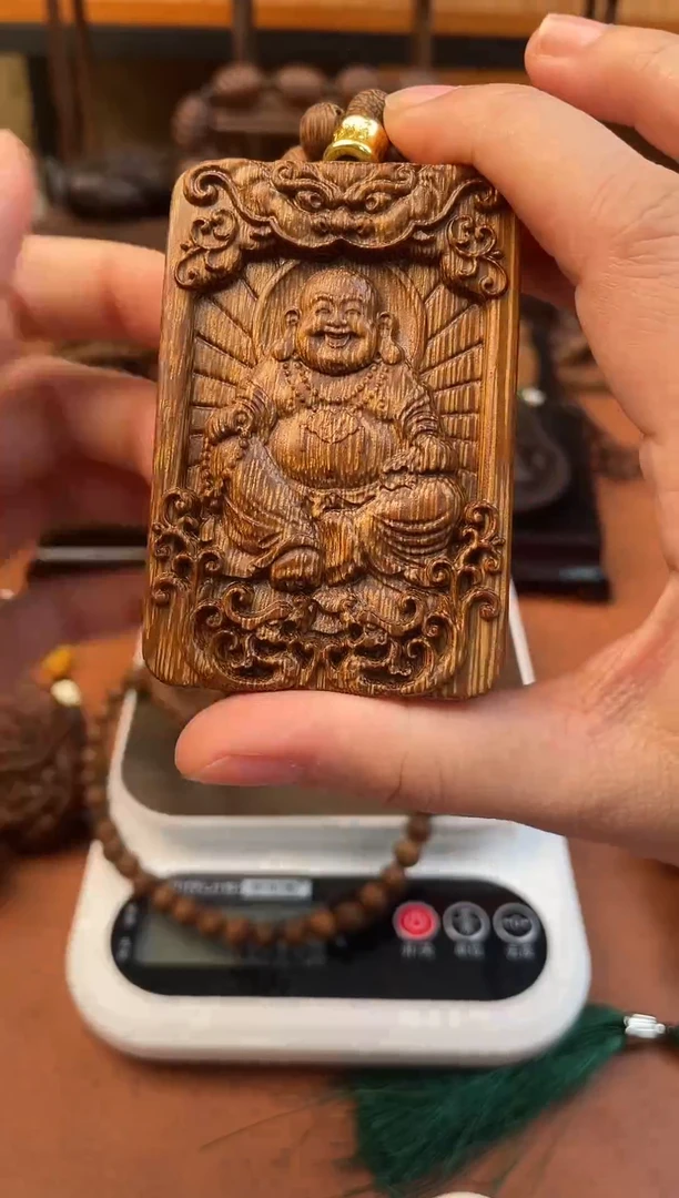 木质类【白旗弥勒佛一套】