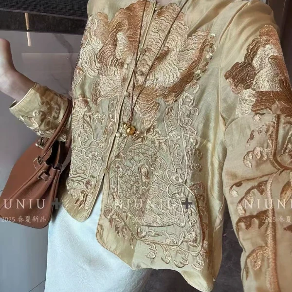 【盛世牡丹】春季新款重磅百搭外套2025C1027-晶晶