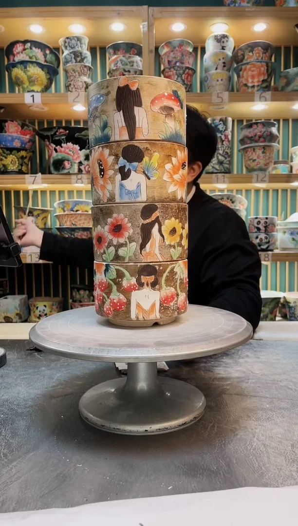 瓷片默认微瑕一物一拍1124-163-4个