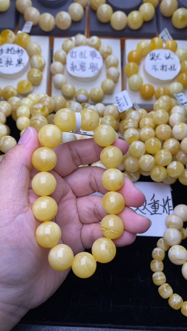 裸石琥珀未镶嵌大小姐珠宝严选111