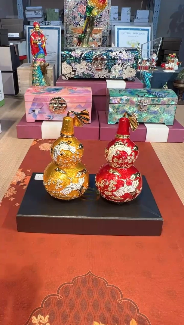 【闪购商品】杯259金/红仙鹤小葫芦