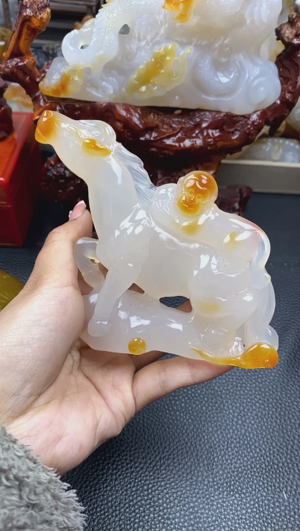 【闪购商品】玛瑙/玉髓摆件未镶嵌00