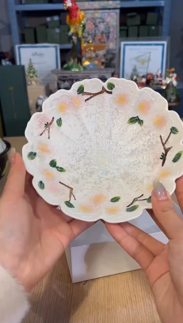 【闪购商品】杯146虹月窑花朵碗（小）