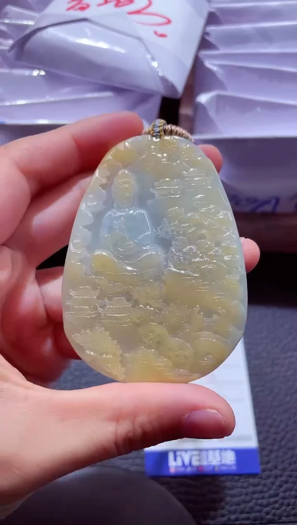 颈饰未镶嵌翡翠00007141素衣观音