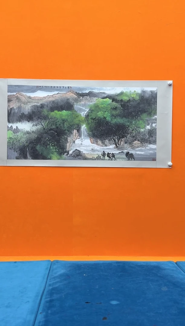 国画28骆驼-徐震时-8平尺